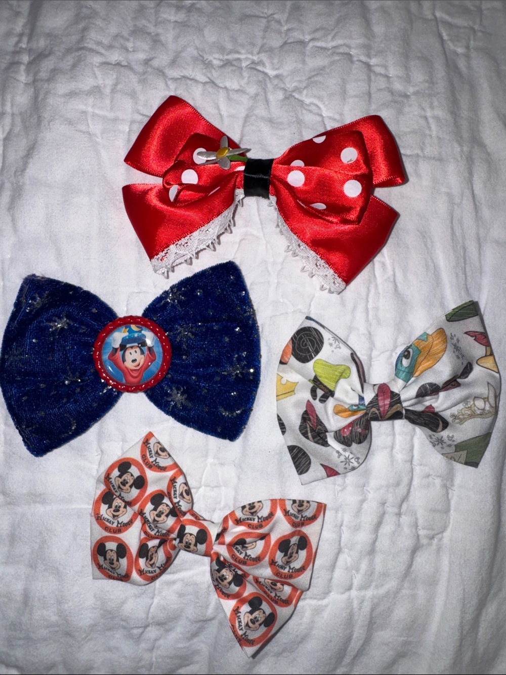 Disney hair bows